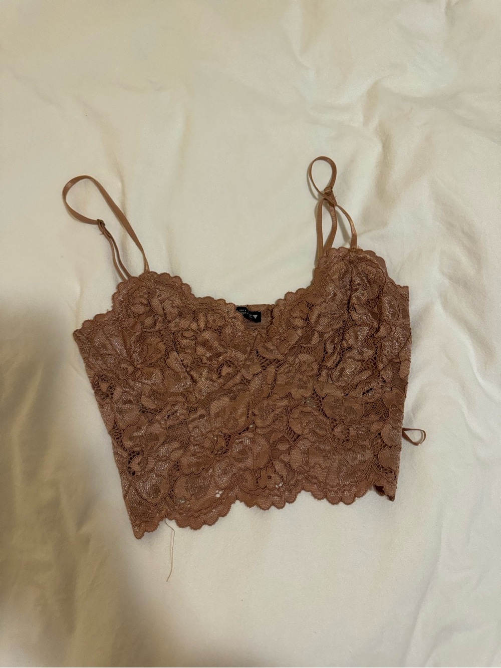 Zara pink lace tank top size S, worn once
